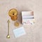 Hello Honey® Handmade Recycled Paper Recipe Box with 36 Recipe Cards